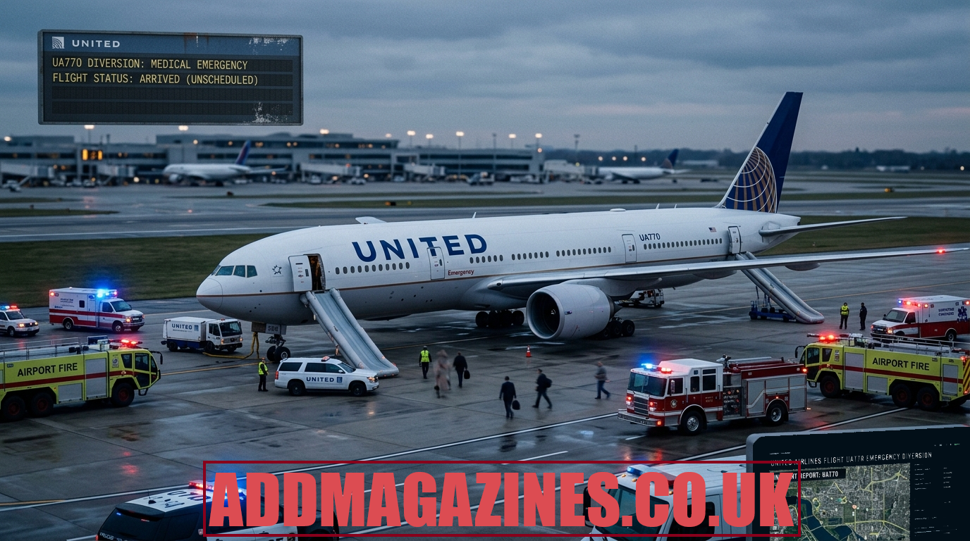United Airlines Flight UA770 Emergency Diversion