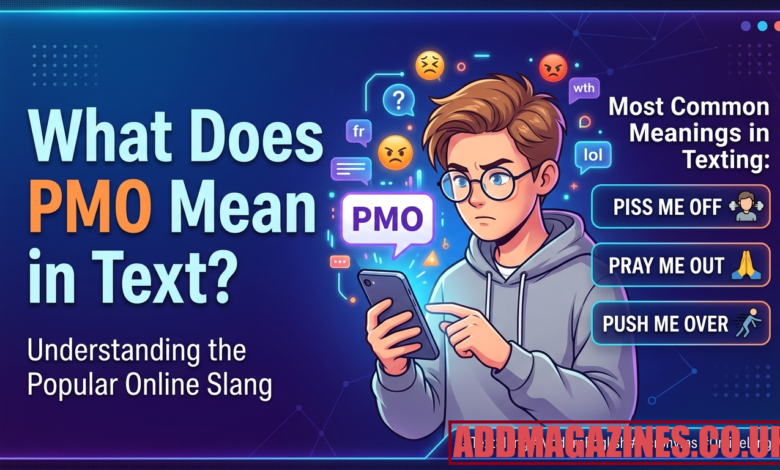 What Does PMO Mean in Text
